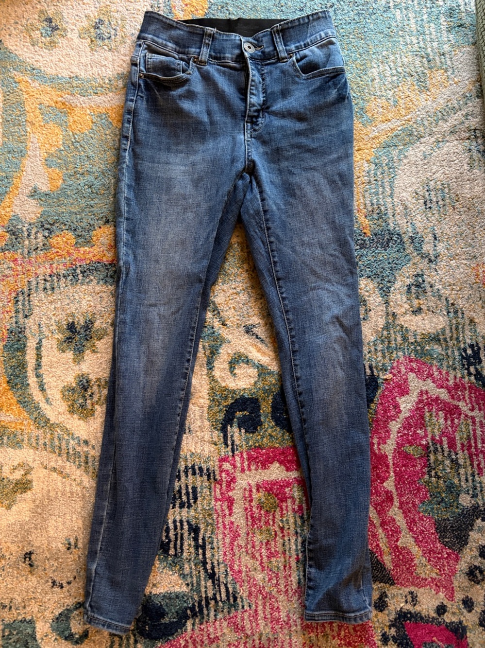 Classic Dark Blue Skinny Jeans for Women